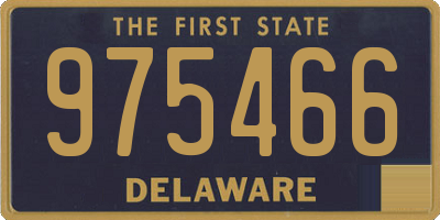 DE license plate 975466