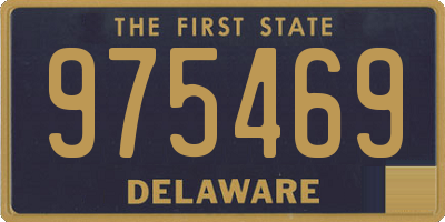 DE license plate 975469