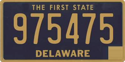 DE license plate 975475