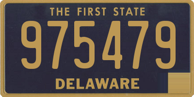 DE license plate 975479