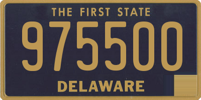 DE license plate 975500