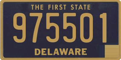 DE license plate 975501