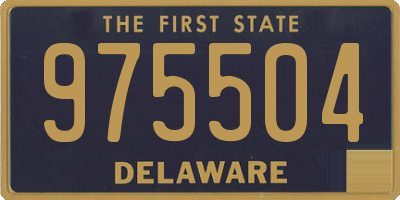 DE license plate 975504