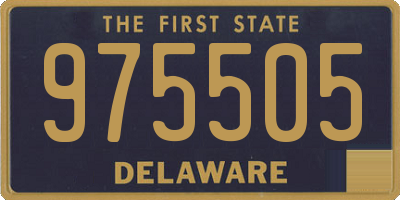 DE license plate 975505