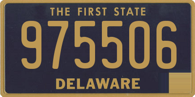 DE license plate 975506