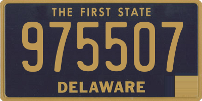 DE license plate 975507