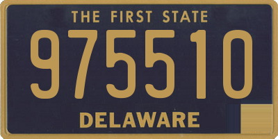 DE license plate 975510