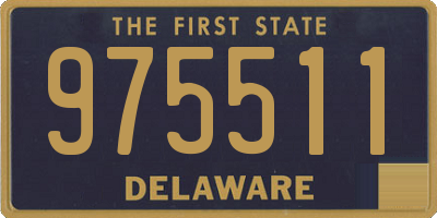 DE license plate 975511