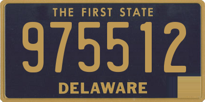 DE license plate 975512