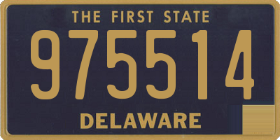 DE license plate 975514