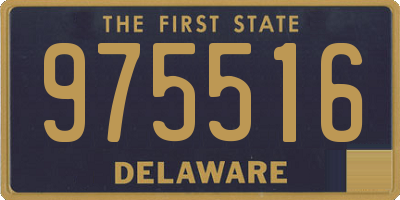 DE license plate 975516