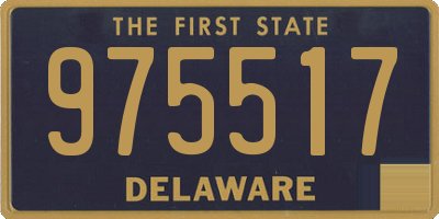 DE license plate 975517