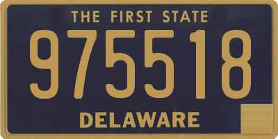 DE license plate 975518