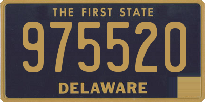 DE license plate 975520