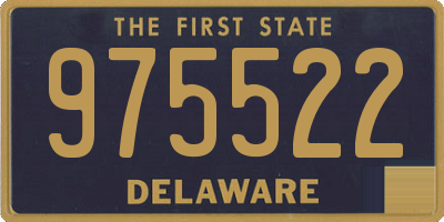 DE license plate 975522