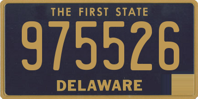 DE license plate 975526