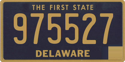 DE license plate 975527