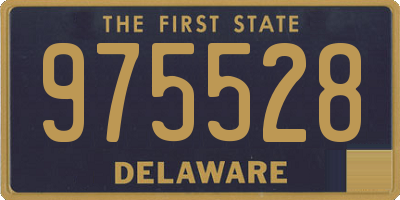 DE license plate 975528