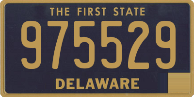 DE license plate 975529