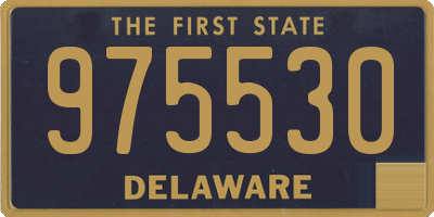 DE license plate 975530