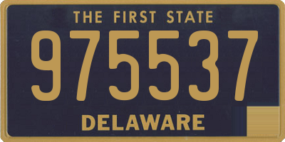 DE license plate 975537