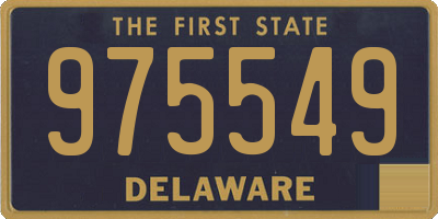 DE license plate 975549