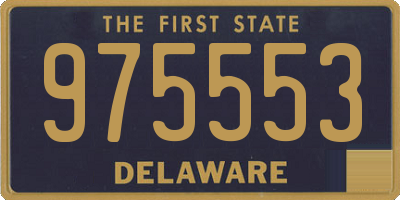 DE license plate 975553