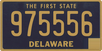 DE license plate 975556