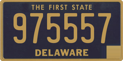 DE license plate 975557