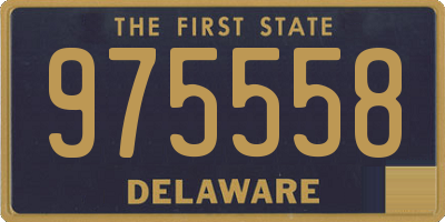 DE license plate 975558