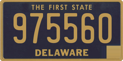 DE license plate 975560