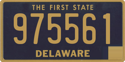 DE license plate 975561