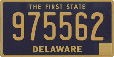 DE license plate 975562