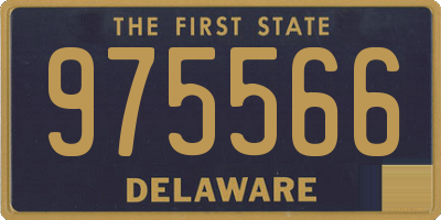 DE license plate 975566