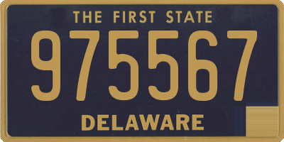 DE license plate 975567