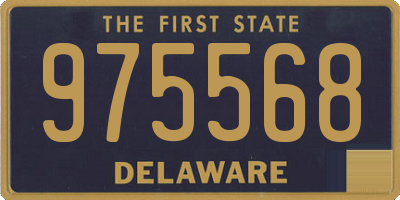 DE license plate 975568