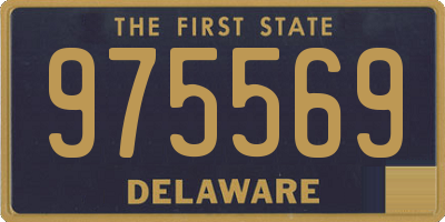 DE license plate 975569