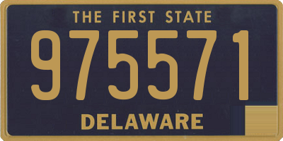 DE license plate 975571