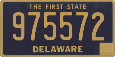 DE license plate 975572