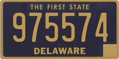 DE license plate 975574