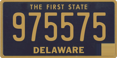 DE license plate 975575