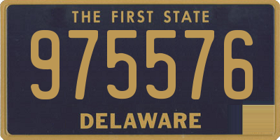 DE license plate 975576