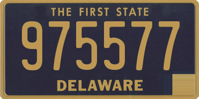 DE license plate 975577