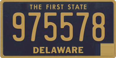 DE license plate 975578