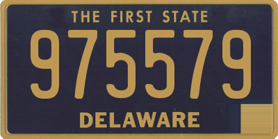 DE license plate 975579