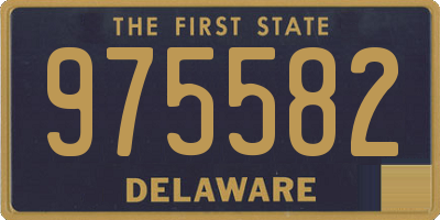 DE license plate 975582