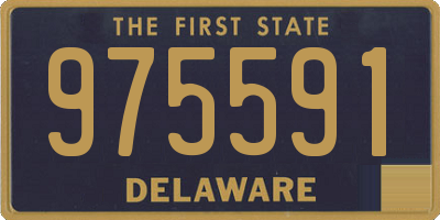 DE license plate 975591