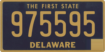 DE license plate 975595