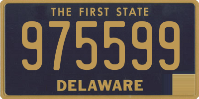 DE license plate 975599