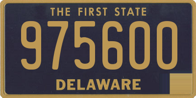 DE license plate 975600